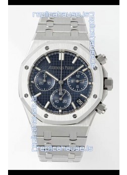 Audemars Piguet Super Clone Royal Oak Chronograph 26240 - 904L Steel in Blue Dial 41MM