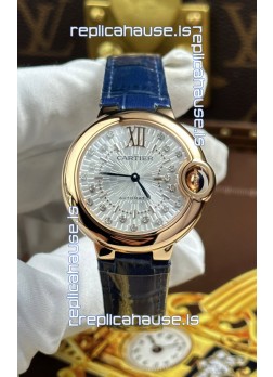 Ballon De Cartier Swiss Quartz 1:1 Mirror Quality 33MM in Rose Gold 