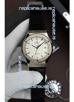 Hublot Super Clone Classic Fusion Titanium White Dial 42MM Watch
