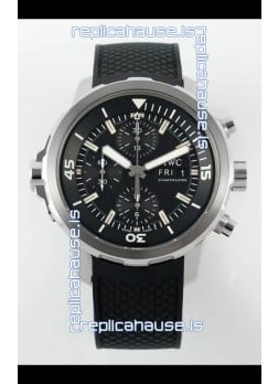 IWC Super Clone Aquatimer Chronograph IW376804 Swiss Replica Black Dial
