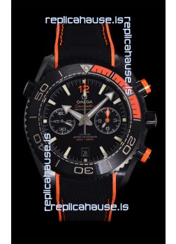 Omega Super Clone Planet Ocean 600M Chronograph Black Ceramic Replica Watch