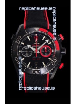 Omega Super Clone Planet Ocean 600M Chronograph Black Ceramic Replica Watch