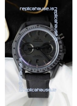 Omega Speedmaster Dark Side of the Moon Black Strap - 1:1 Super clone Replica Watch