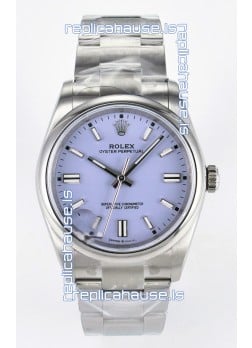 Rolex Oyster Perpetual Super Clone REF#126000 36MM Purple Dial Swiss Replica