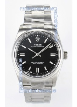 Rolex Oyster Perpetual Super Clone REF#126000 36MM Black Dial Swiss Replica