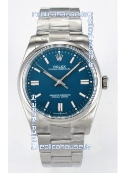 Rolex Oyster Perpetual Super Clone REF#126000 36MM Blue Dial Swiss Replica