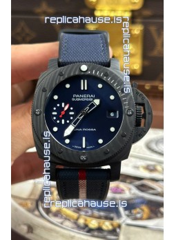 Panerai Luminor Super Clone Marina PAM1563 Carbotech Luna Rossa Watch 44MM