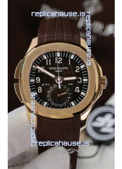 Patek Philippe Super Clone Aquanaut 5164R Rose Gold Swiss Replica Watch