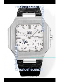 Patek Philippe Cubitus 5822 904L Steel Casing White Dial Swiss Replica Watch