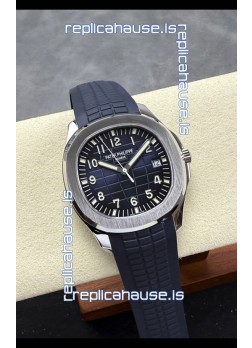 Patek Philippe Aquanaut Super Clone 5168G Blue Dial 904L Steel Replica Watch 
