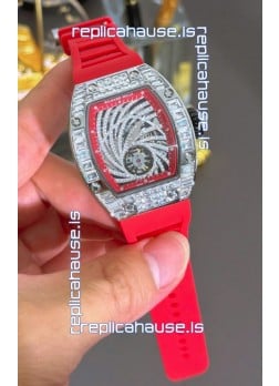 Richard Mille RM51-02 Stainless Steel Casing Watch in Mossanites Automatic Movement