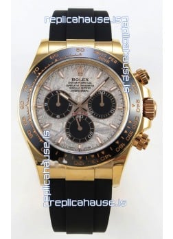 Rolex Daytona Super Clone 116518 Rose Gold Meteorite Dial Original Cal.4131 Movement