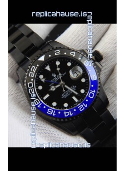 Rolex GMT Masters II Japanese Movement Replica Watch in PVD Casing 