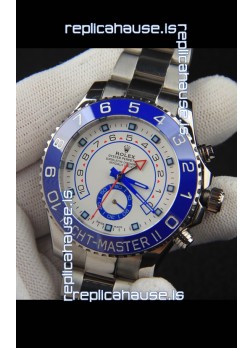 Rolex Yachtmater II Japanese Movement Replica Watch 44M Stainless Steel 