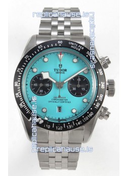 Tudor Super Clone Black Bay Chronograph Watch in Light Blue Dial
