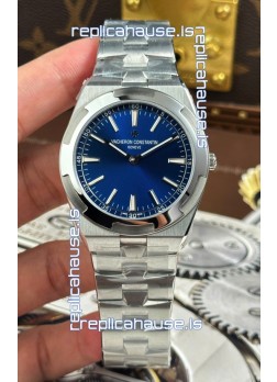 Vacheron Constantin Super Clone Overseas Ultra-Thin 2000V Edition Watch in Blue Dial 