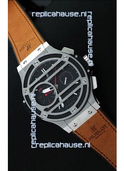 Hublot Big Bang Chukker Swiss Replica Watch in Stainless Steel  - 1:1 Mirror Replica Watch