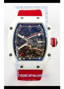Richard Mille RM67-02 White NTPT 37 Grams CRMA7 Clone Movement 