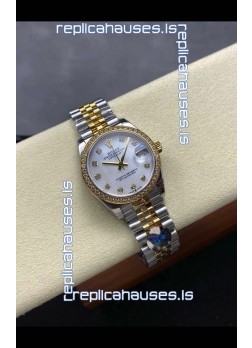Rolex Super Clone Datejust 31MM Pearl Dial Yellow Gold Super Clone Watch 