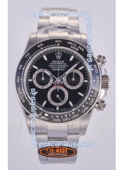 Rolex Daytona 126500 Black Dial Stick Markers FREE SPRUNG MVMT Super Clone Watch 