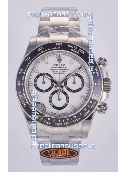Rolex Daytona 126500 White Dial Stick Markers FREE SPRUNG MVMT Super Clone Watch 
