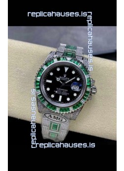 Rolex Submariner 116610 Iced Out Edition 16 Swiss Replica Watch 