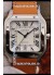 Santos De Cartier 1:1 Mirror Replica - 40MM Leather Strap Watch